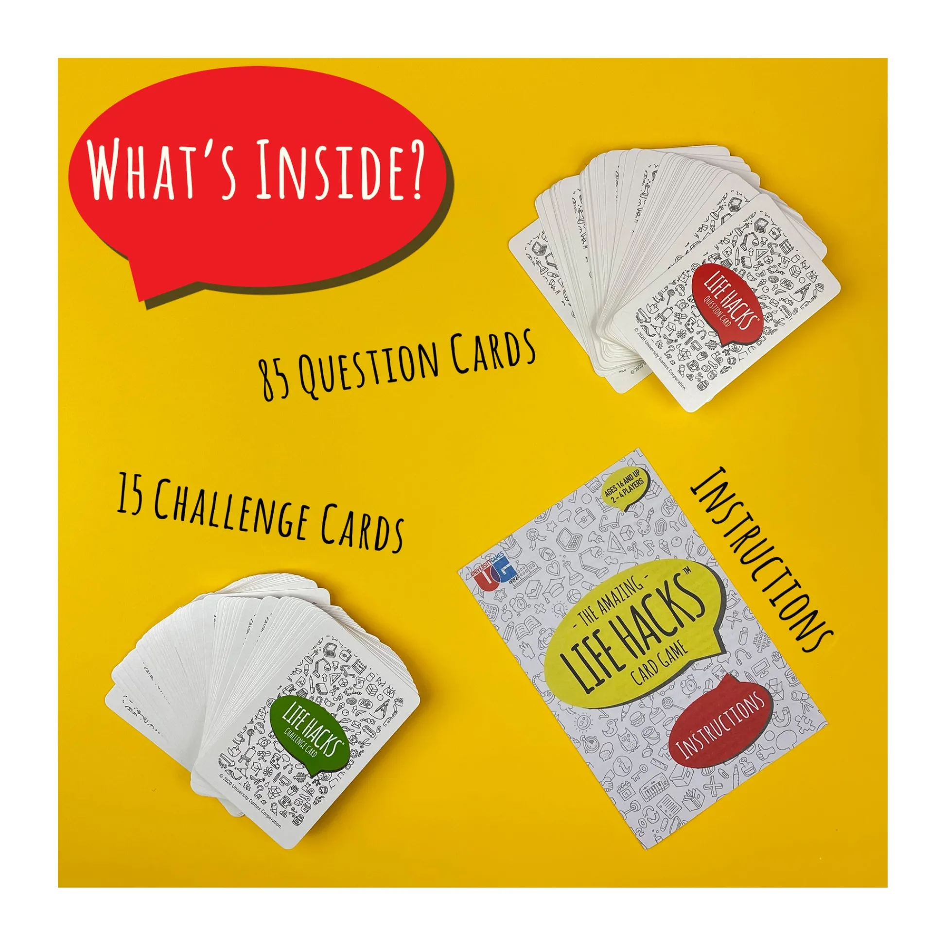 AreYouGame The Amazing Life Hacks Card Game: Strategy and Fun Combined* Card Games