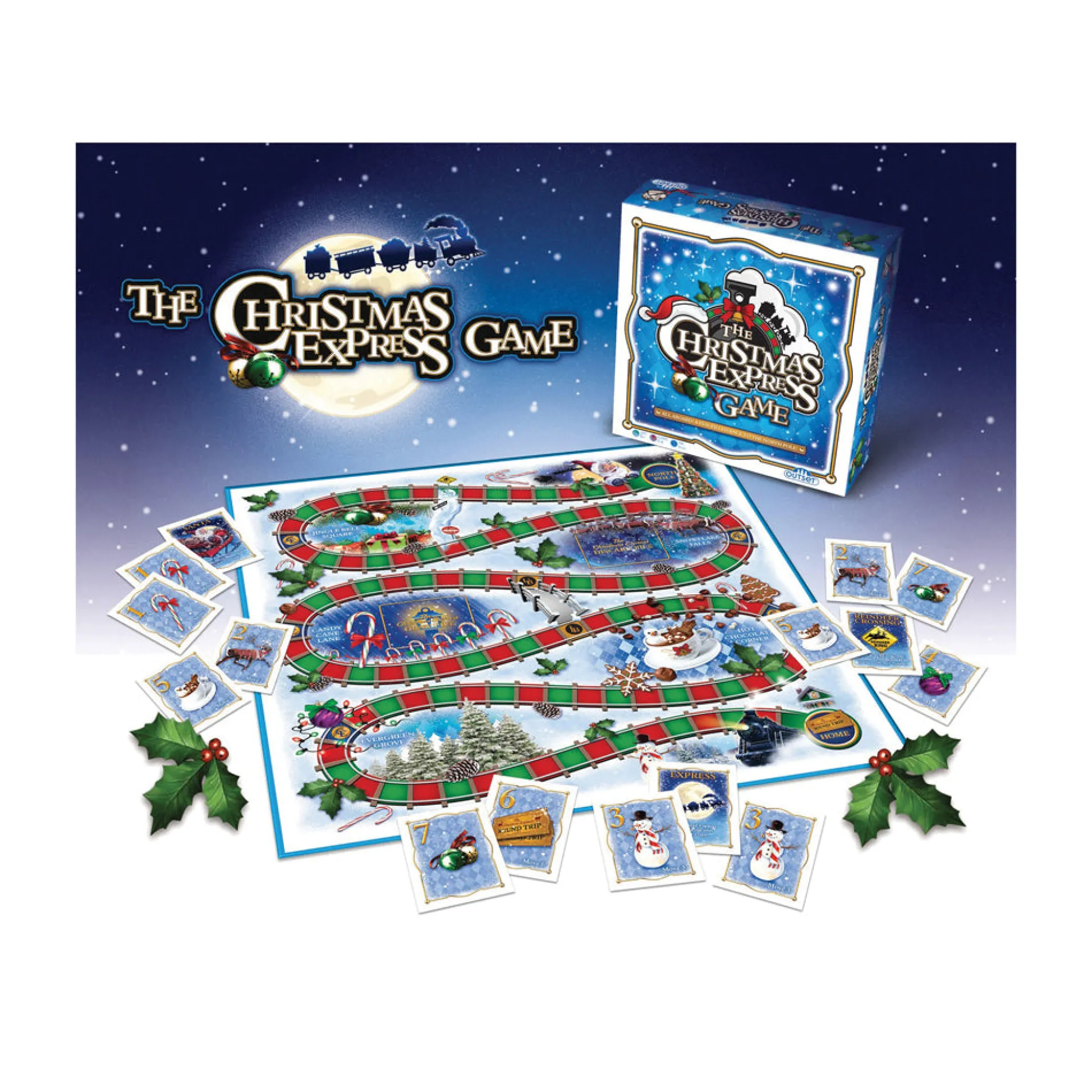 AreYouGame The Christmas Express Board Game - Family Holiday Adventure* Board Games|Role-Playing Games