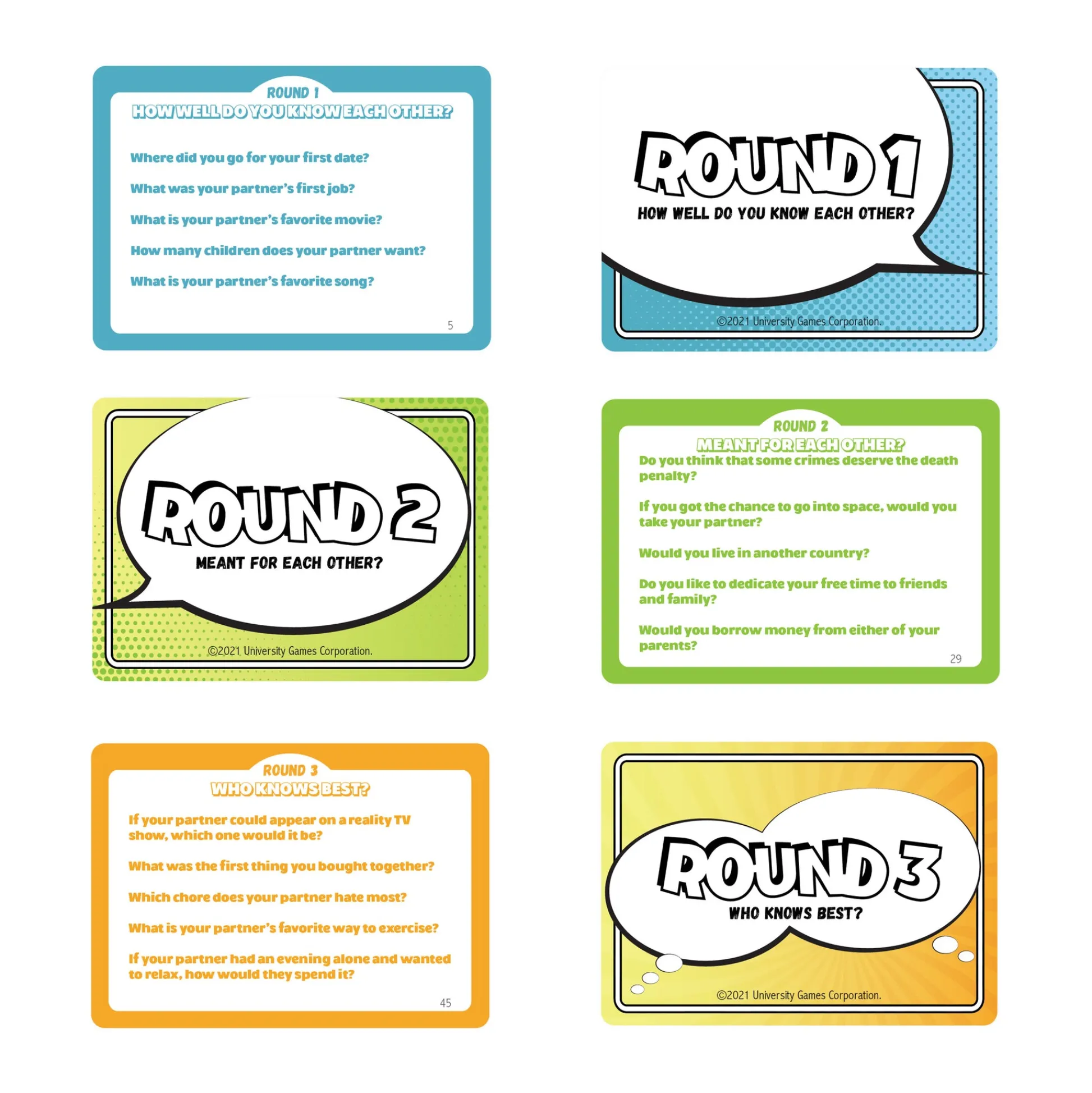 AreYouGame The Couples Quiz! Tin - Ultimate Test of Love and Humor* Card Games|Social & Emotional Skills