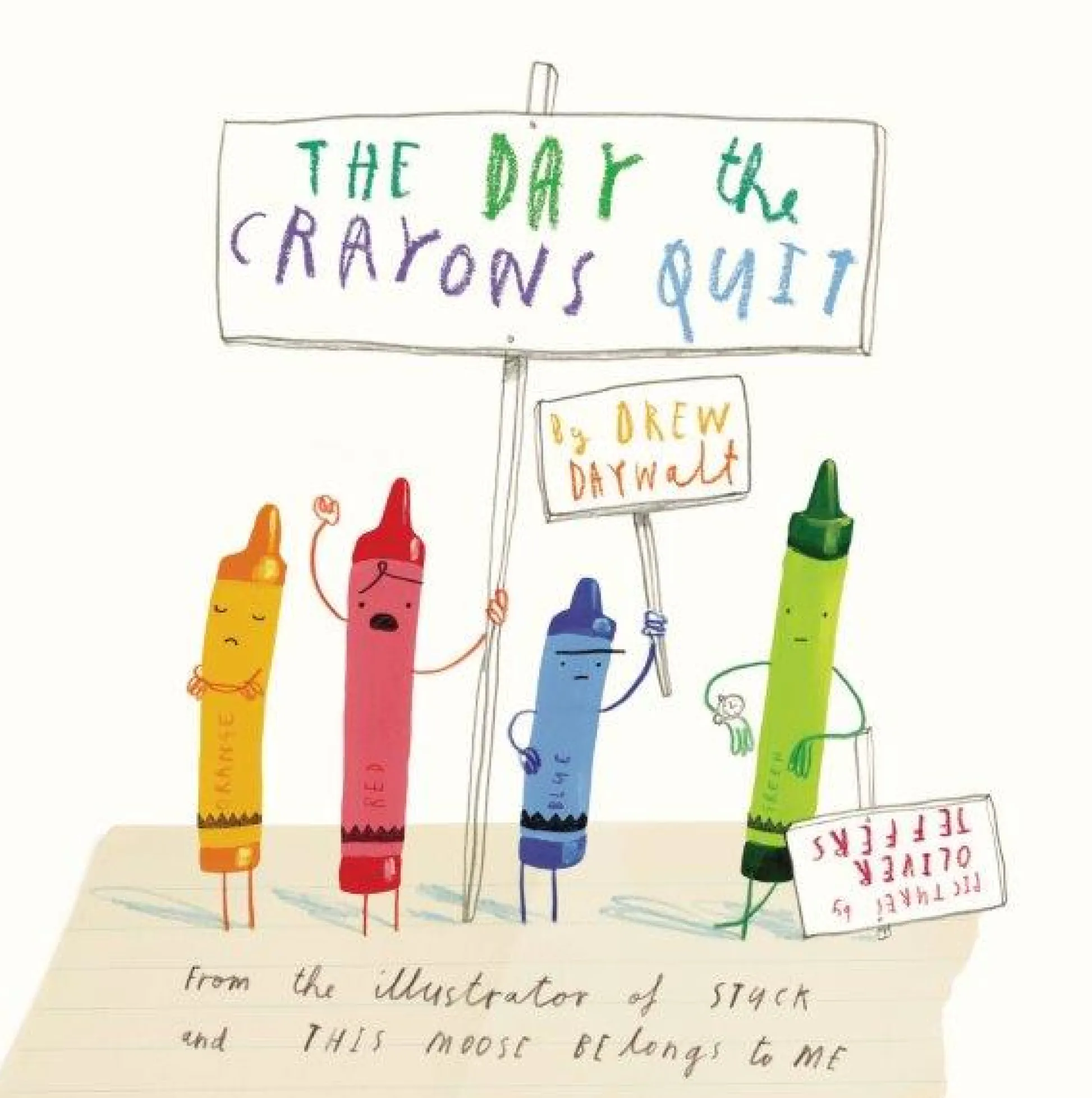 Readerlink Distribution Services The Day The Crayons Quit - Humorous Children's Book by Drew Daywalt*Kids Reading, Writing & Speech|Kids Books