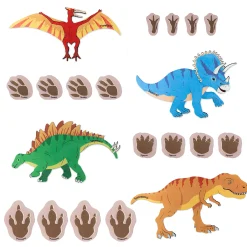 Educators Resource The Freckled Frog Dinosaur Adventure Play Mats for Kids* Preschool Education Toys & Activities