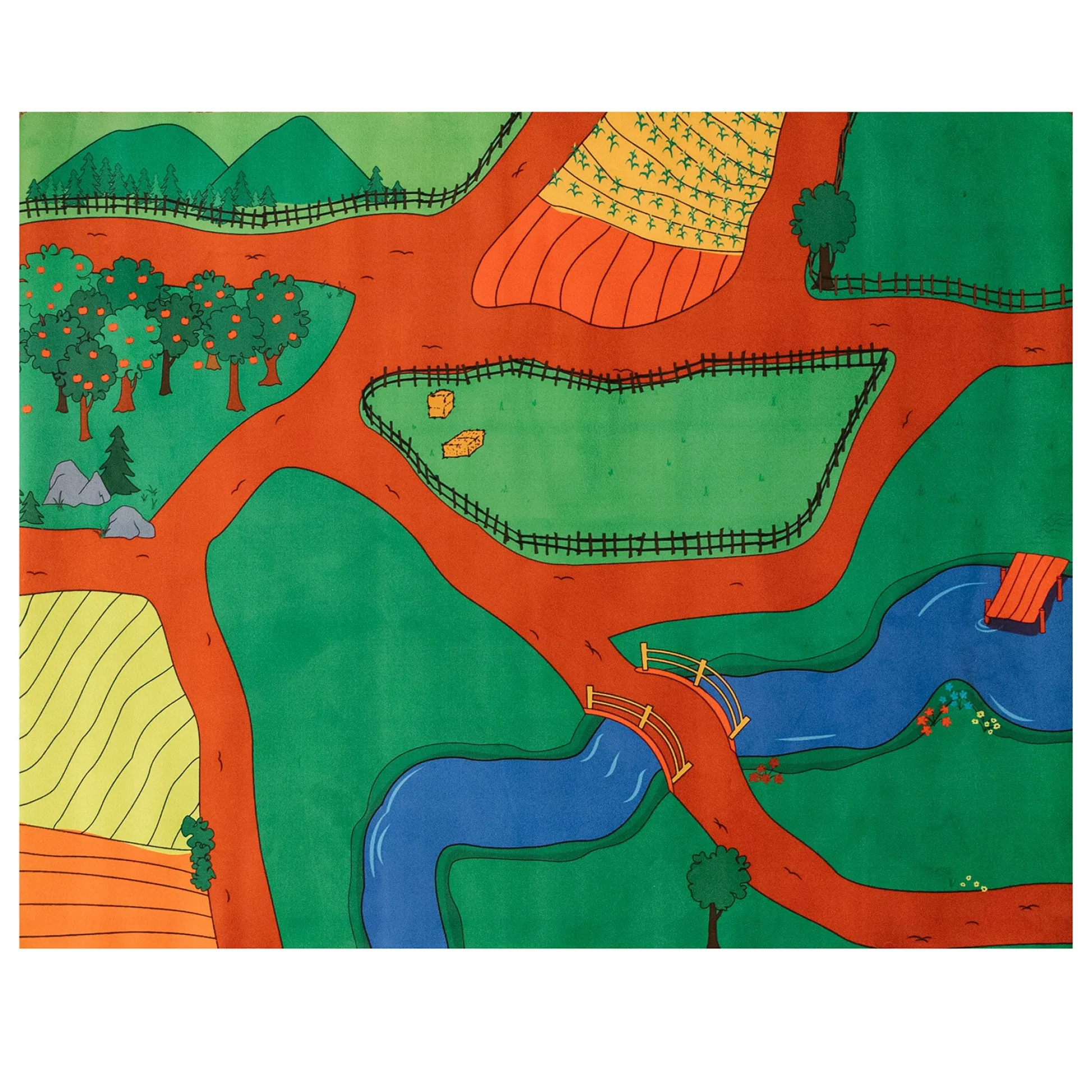 Educators Resource The Freckled Frog Farm-Themed Play Mat for Kids* Social & Emotional Skills|Preschool Education Toys & Activities