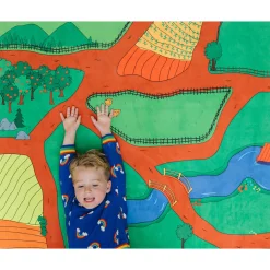 Educators Resource The Freckled Frog Farm-Themed Play Mat for Kids* Social & Emotional Skills|Preschool Education Toys & Activities