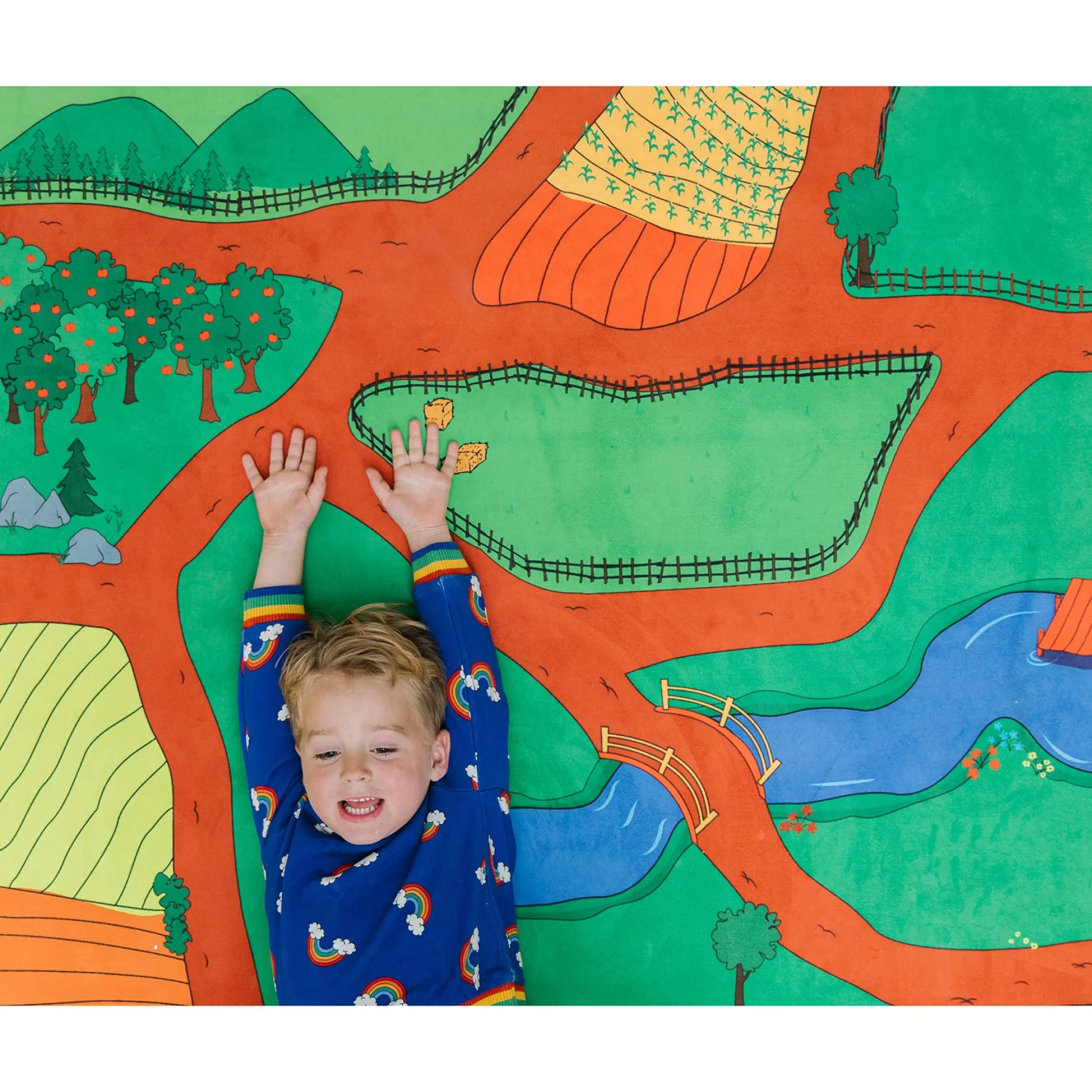 Educators Resource The Freckled Frog Farm-Themed Play Mat for Kids* Social & Emotional Skills|Preschool Education Toys & Activities