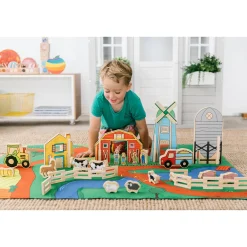 Educators Resource The Freckled Frog Farm-Themed Play Mat for Kids* Social & Emotional Skills|Preschool Education Toys & Activities
