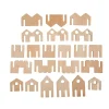 Educators Resource The Freckled Frog Little Happy Architect Wooden Blocks - 22 Piece Set for Toddlers 18m+* Wood & Jumbo Blocks