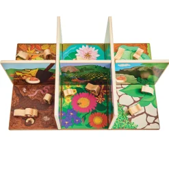 Educators Resource The Freckled Frog Minibeast Adventure Playset - Colorful Bug Blocks and Habitats - 15 Pieces* Preschool Building Sets & Blocks|Preschool Education Toys & Activities