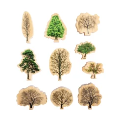Educators Resource The Freckled Frog Seasons Wooden Trees - Educational Block Set* Preschool Building Sets & Blocks|Social & Emotional Skills