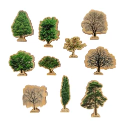 Educators Resource The Freckled Frog Seasons Wooden Trees - Educational Block Set* Preschool Building Sets & Blocks|Social & Emotional Skills