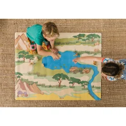 Educators Resource The Freckled Frog Wilderness Adventure Play Mat* Preschool Vehicles|Preschool Education Toys & Activities