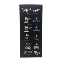 AreYouGame The Fuzzies Colorful Tower Stacking Family Game* Family & Entertainments Games
