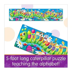 AreYouGame The Learning Journey ABC Caterpillar Floor Puzzle - 51 pc* Puzzles