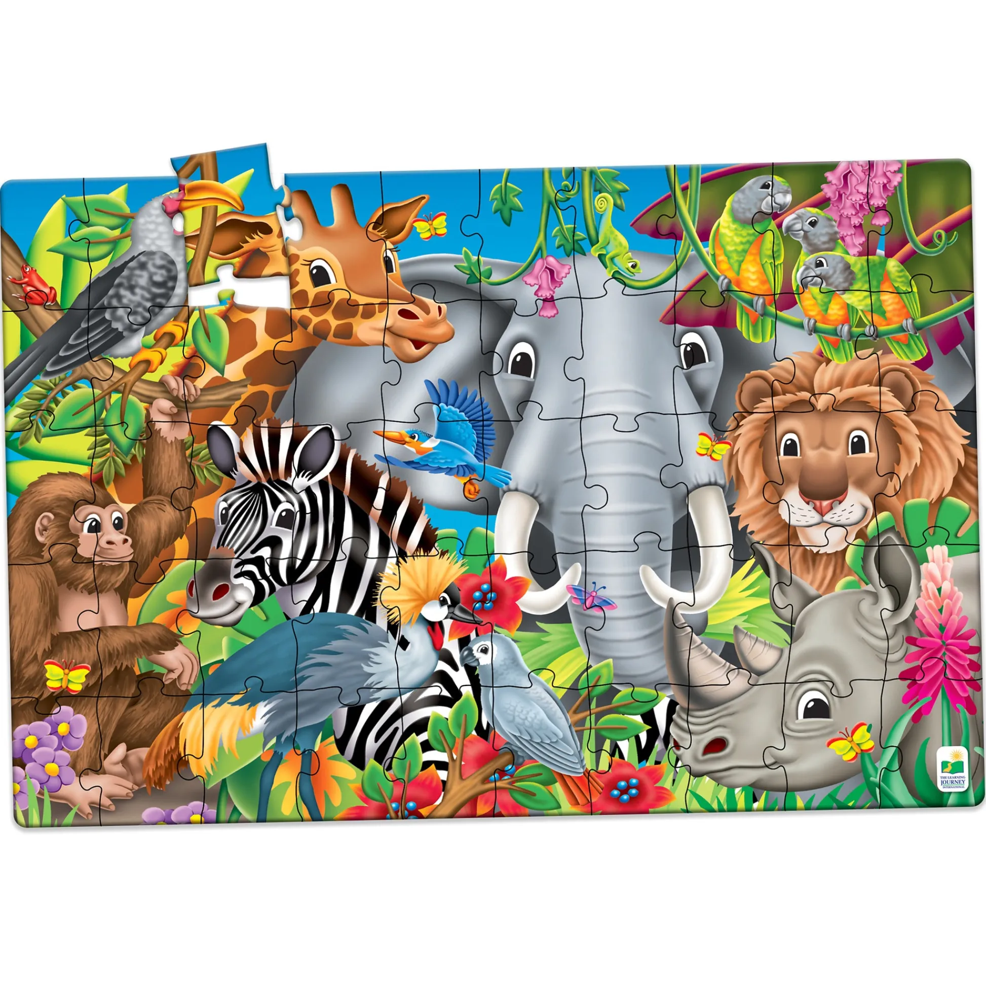 Educators Resource The Learning Journey Jumbo Floor Puzzle - Animals of the World, 50 pc* Puzzles