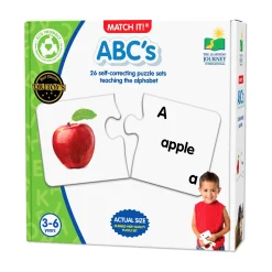 AreYouGame The Learning Journey Match It! - ABC's Puzzle Building Set* Preschool Education Toys & Activities|Puzzles