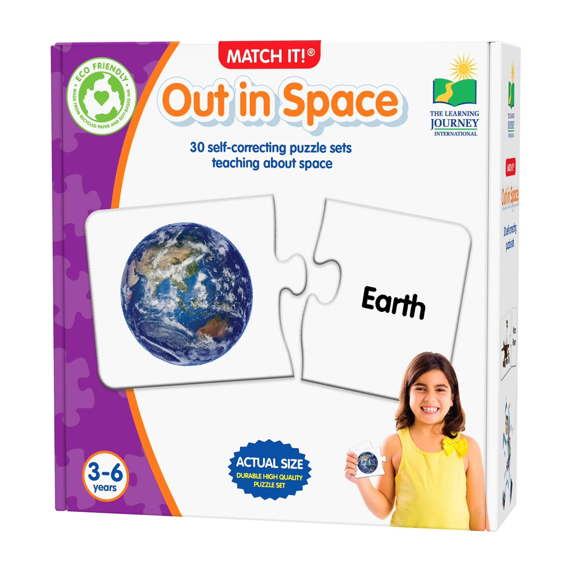 AreYouGame The Learning Journey Match It! - Out in Space - Educational Puzzle Game* Puzzles