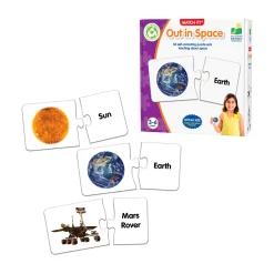 AreYouGame The Learning Journey Match It! - Out in Space - Educational Puzzle Game* Puzzles