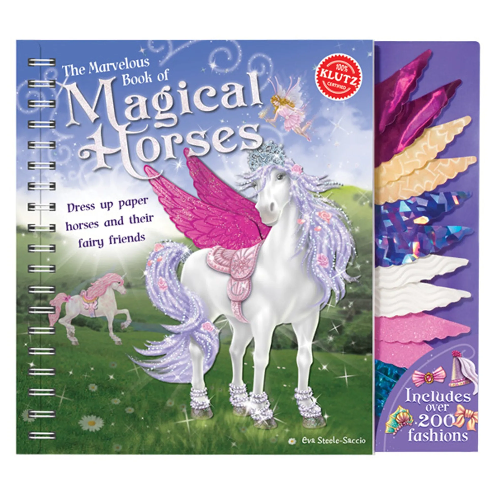 AreYouGame The Marvelous Book of Magical Horses Art and Craft Kit with 6 Paper Ponies*Kids Kids Books|Crafts & Activities