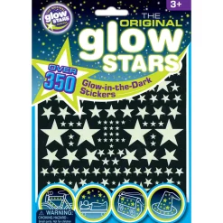 Flat River Group The Original Glowstars Glow-in-the-Dark 350+ Paper Star Stickers Kit* Crafts & Activities
