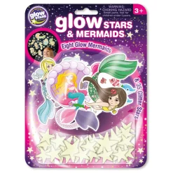 Flat River Group The Original Glowstars Glow-in-the-Dark Mermaids and Stars Room Decor Kit* Crafts & Activities