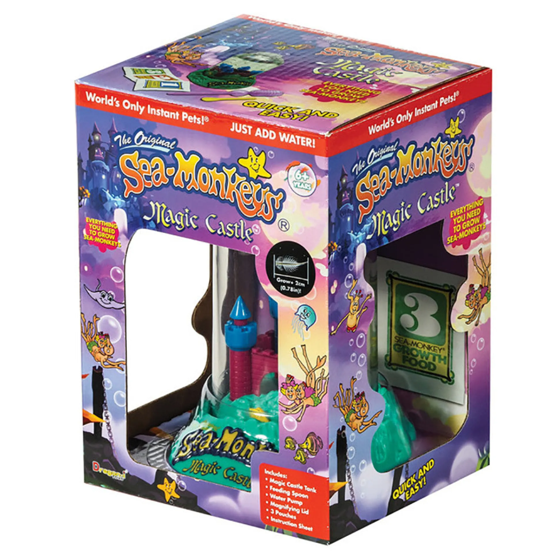 Flat River Group The Original Sea-Monkeys Magic Castle Kit - Complete Aquatic Habitat Set* Science & Discovery