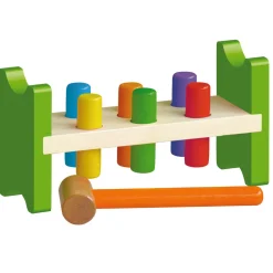 Educators Resource The Original Toy Company - Pound a Peg Classic Bench Toy - Colorful Wooden Pegs* Preschool Education Toys & Activities