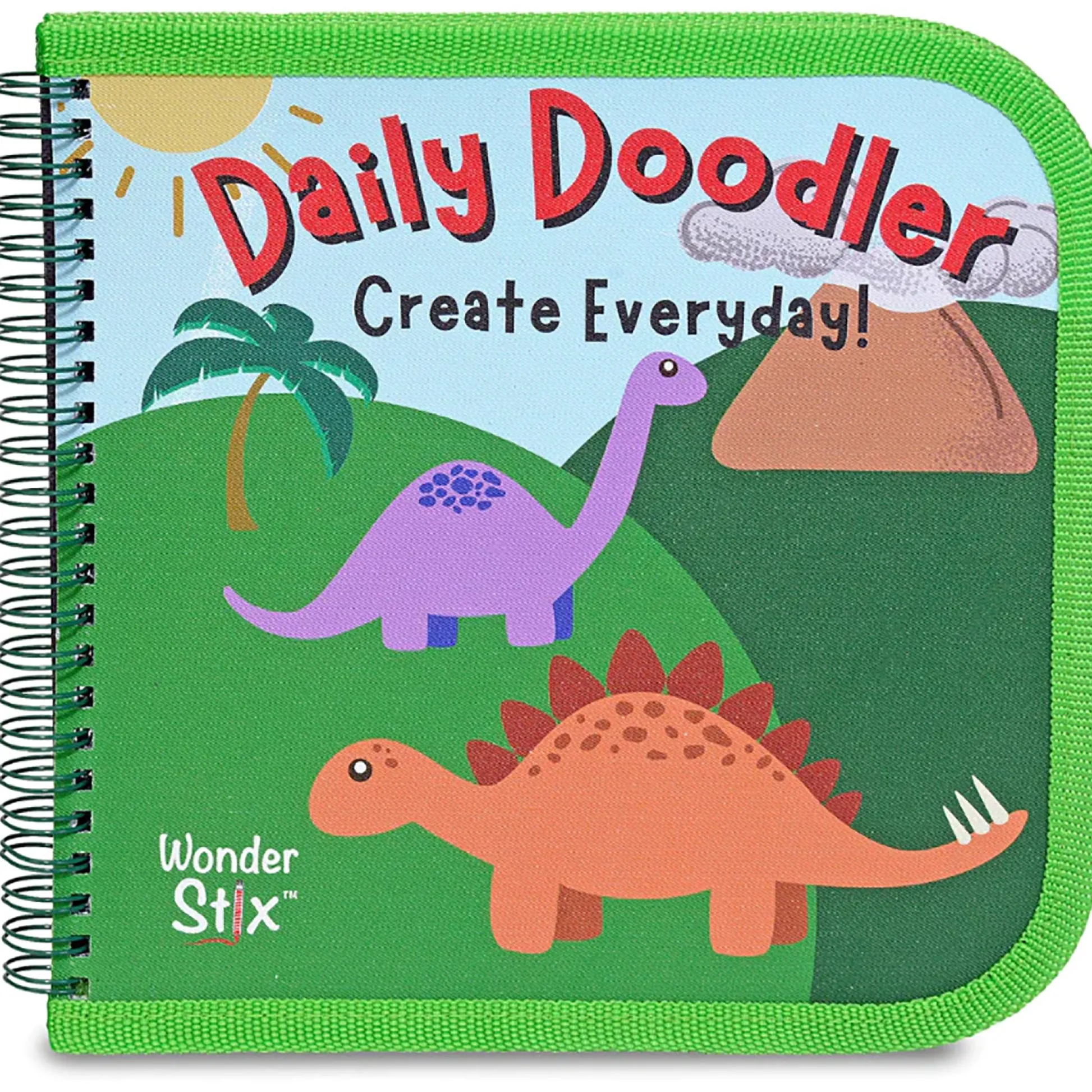 Educators Resource The Pencil Grip Daily Doodler Dino-Themed Reusable Activity Book with Wonder Stix*Kids Kids Books|Drawing, Color & Painting