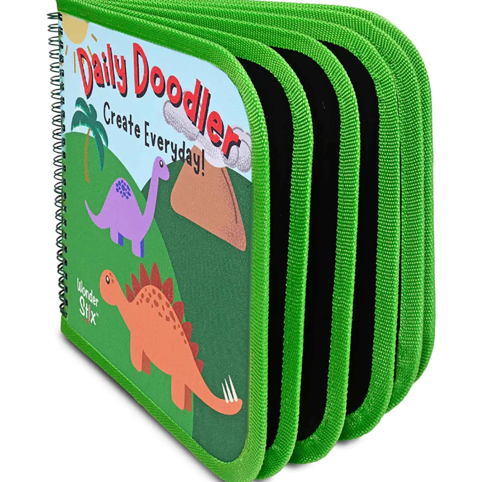 Educators Resource The Pencil Grip Daily Doodler Dino-Themed Reusable Activity Book with Wonder Stix*Kids Kids Books|Drawing, Color & Painting
