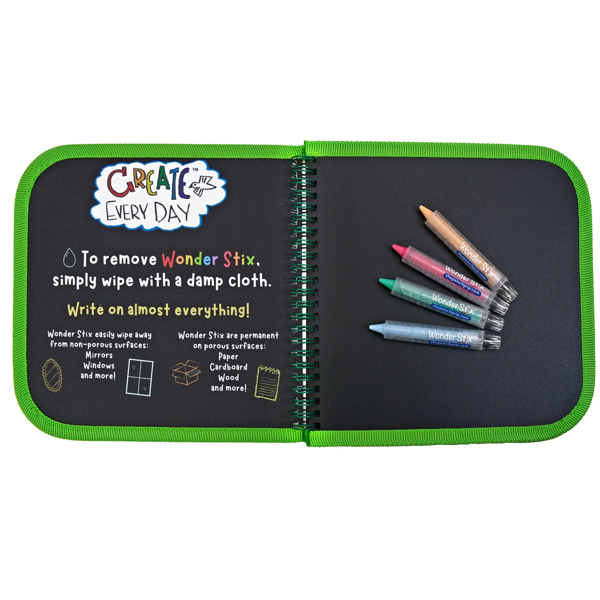 Educators Resource The Pencil Grip Sea Life Daily Doodler Activity Book with Wonder Stix - Assorted Colors*Kids Kids Books|Coloring Books & Activity Books