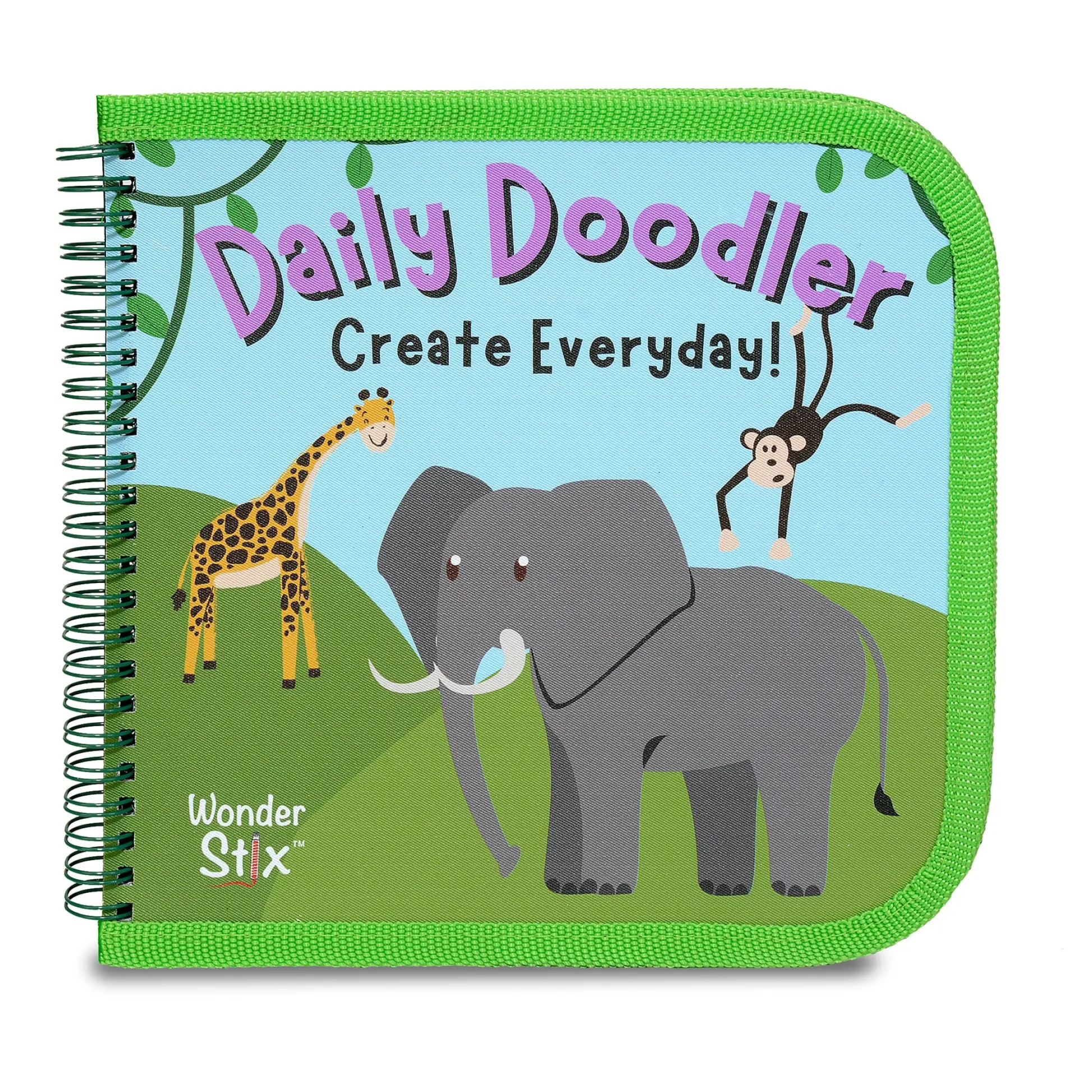 Educators Resource The Pencil Grip Wild Animals Daily Doodler Activity Book with Wonder Stix*Kids Kids Books|Coloring Books & Activity Books
