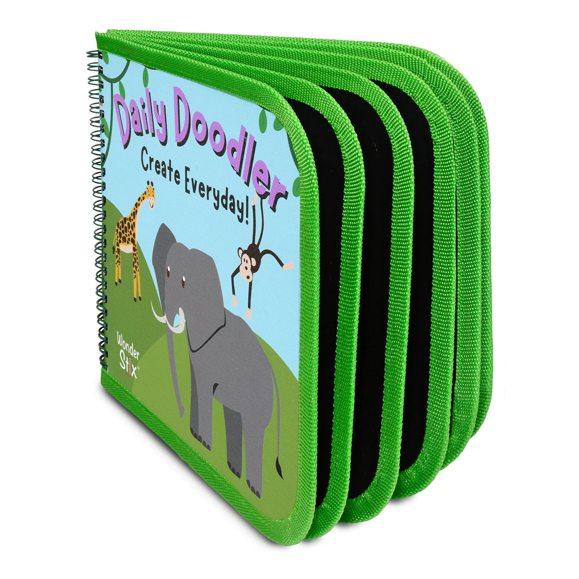 Educators Resource The Pencil Grip Wild Animals Daily Doodler Activity Book with Wonder Stix*Kids Kids Books|Coloring Books & Activity Books