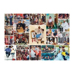 AreYouGame The Saturday Evening Post Norman Rockwell Collage Puzzle - 1000 pc* Puzzles