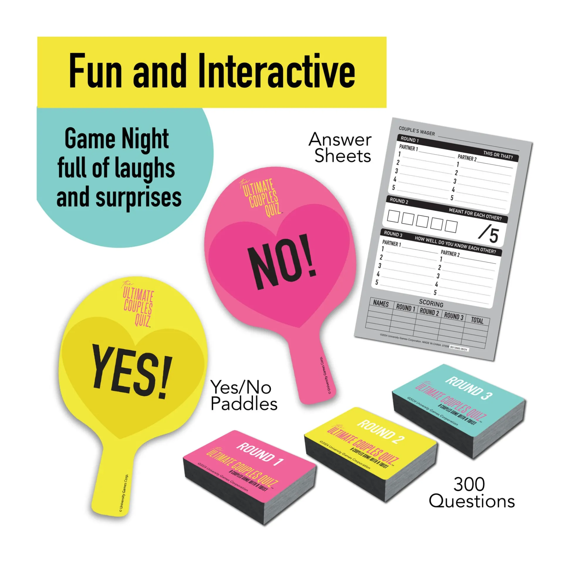 AreYouGame The Ultimate Couples Quiz: Date Night Edition* Card Games