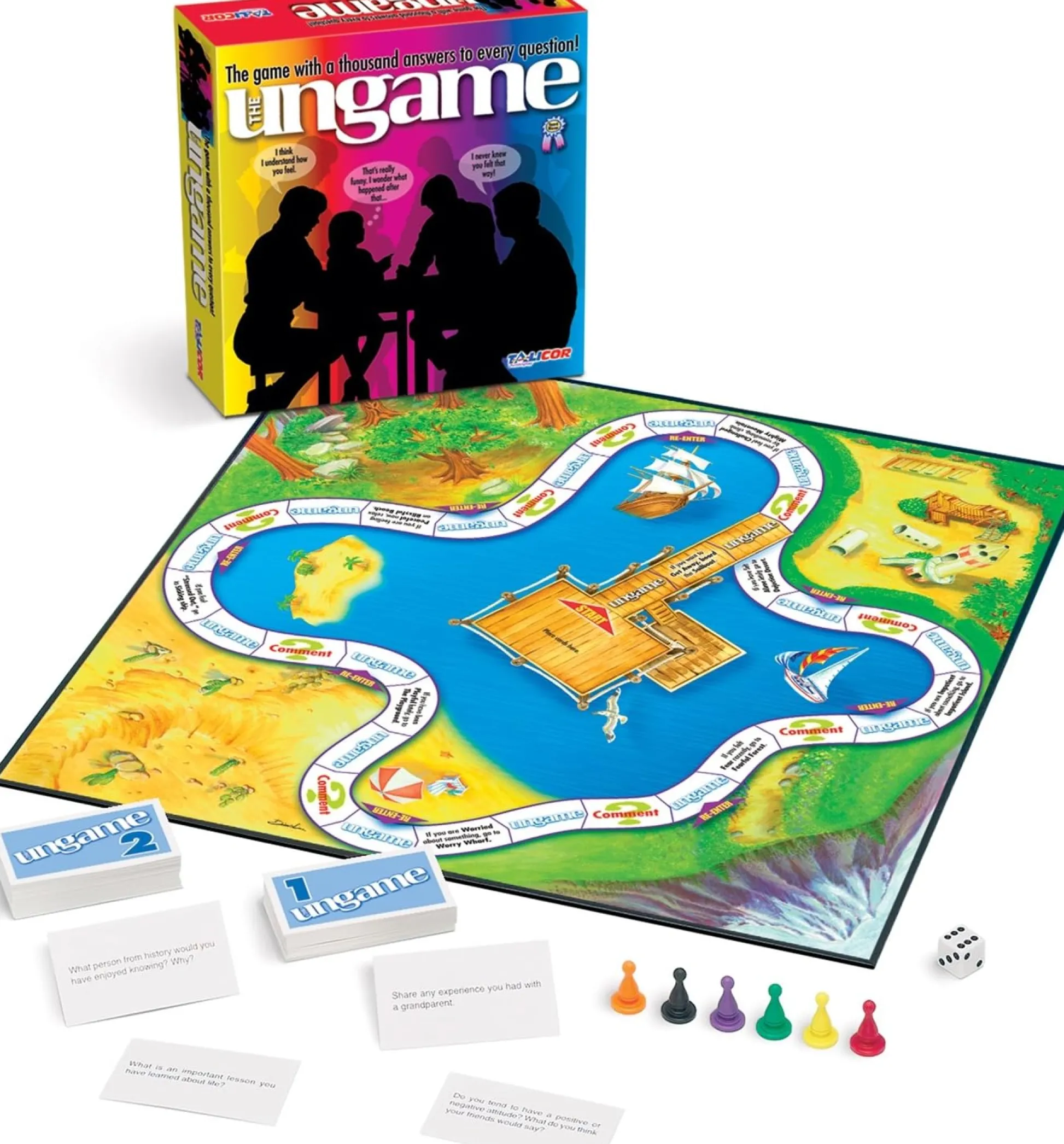 The Distribution Solutions The Ungame Family Communication Board Game* Board Games|Role-Playing Games