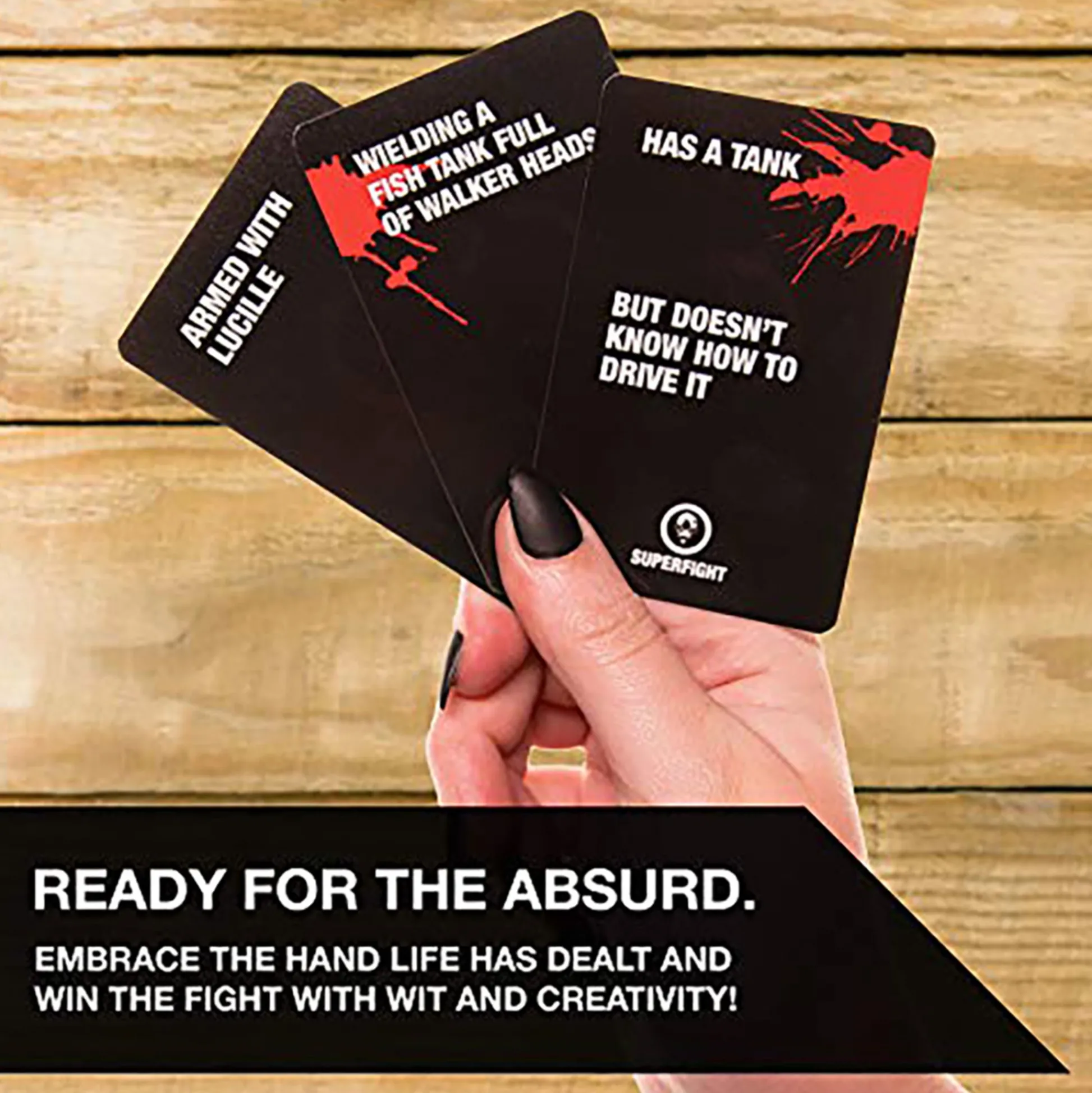 Flat River Group The Walking Dead Superfight Card Game Expansion Deck* Card Games