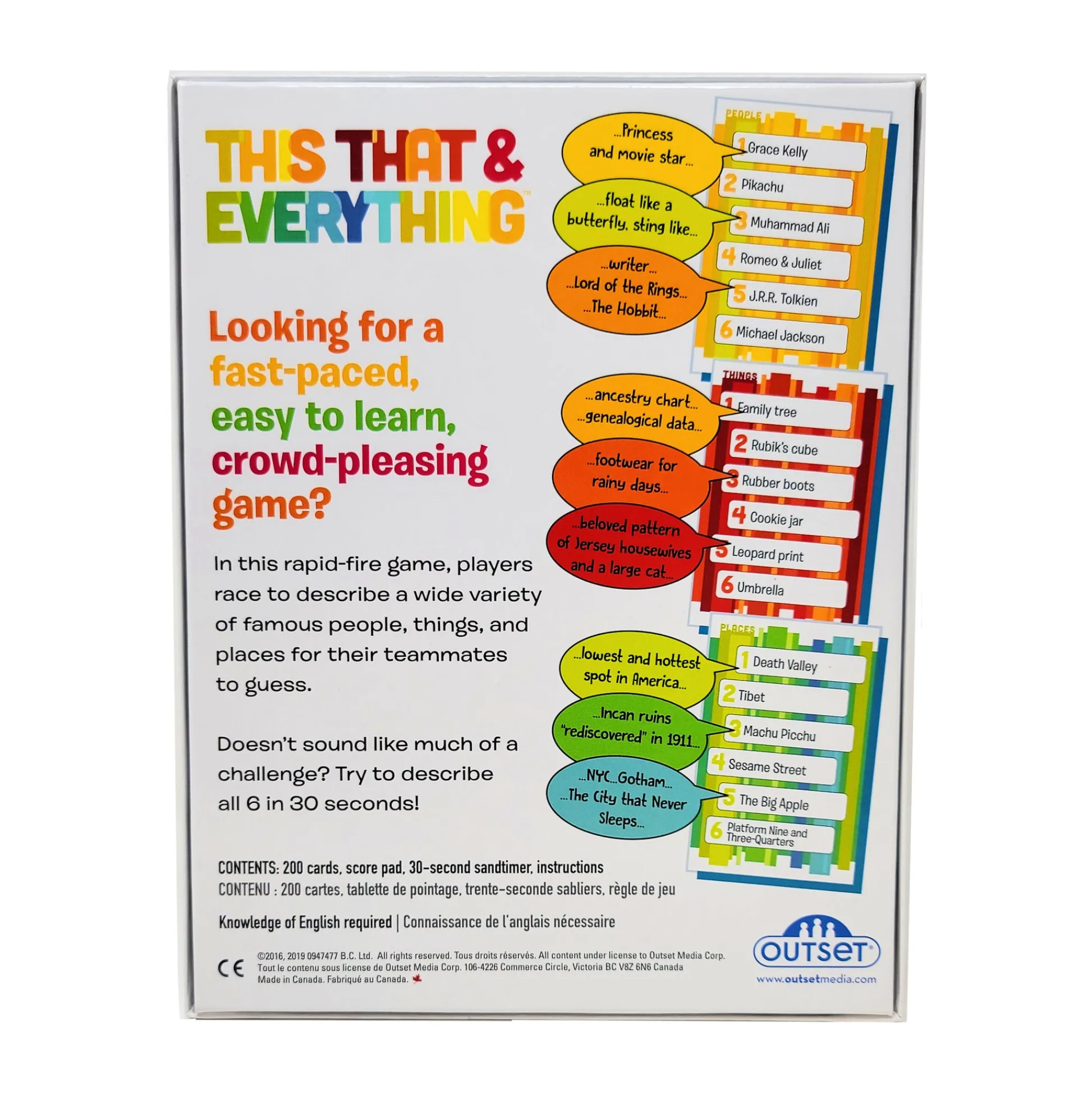 AreYouGame This That & Everything Rapid-Fire Party Game* Social & Emotional Skills|Family & Entertainments Games