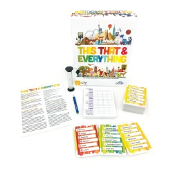AreYouGame This That & Everything Rapid-Fire Party Game* Social & Emotional Skills|Family & Entertainments Games