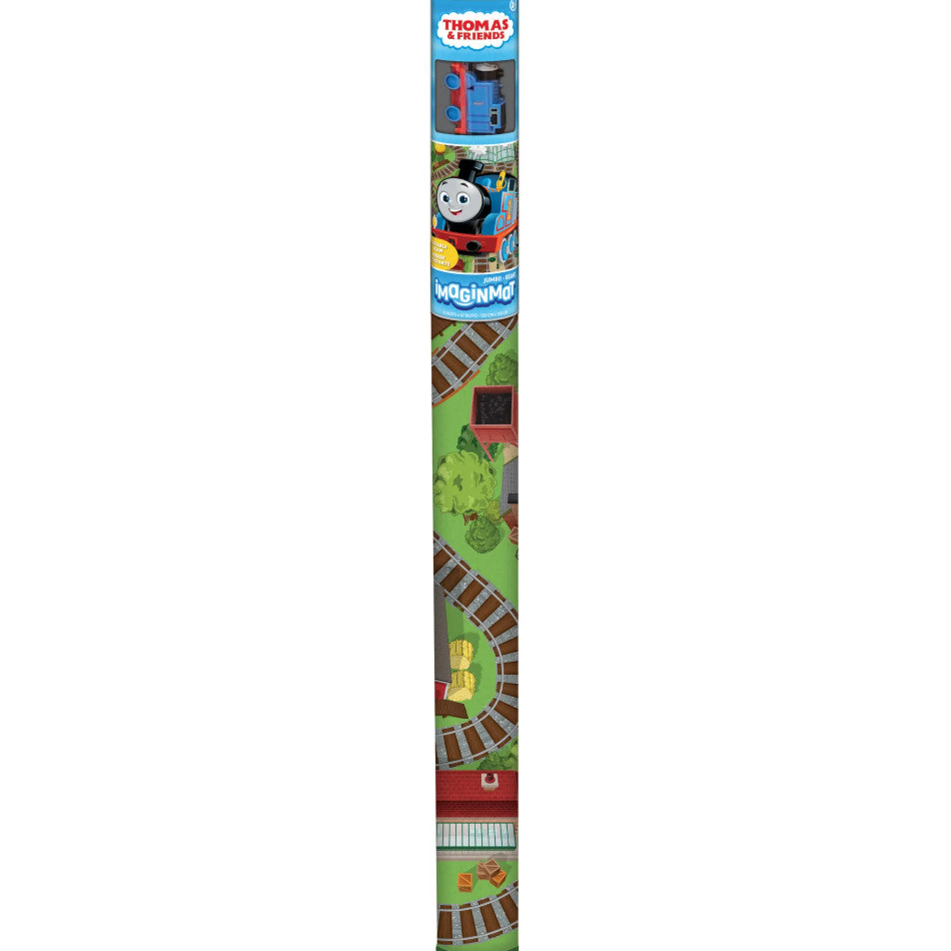 Flat River Group Thomas & Friends Imaginmat Jumbo Playmat with Toy Car, 47 x 61 inches* Preschool Education Toys & Activities|Preschool Vehicles