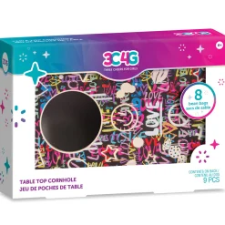 Flat River Group Three Cheers For Girls Graffiti Mini Tabletop Cornhole Game Set* Board Games|Role-Playing Games
