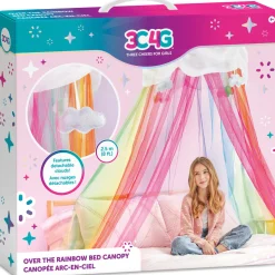 Flat River Group Three Cheers For Girls Rainbow Dreams Bed Canopy* Tents, Tunnels & Playhouses|Dress Up