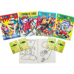 Flat River Group Three Little Twigs Beginner's Coloring Set with Jumbo Crayons, 8pc* Drawing, Color & Painting