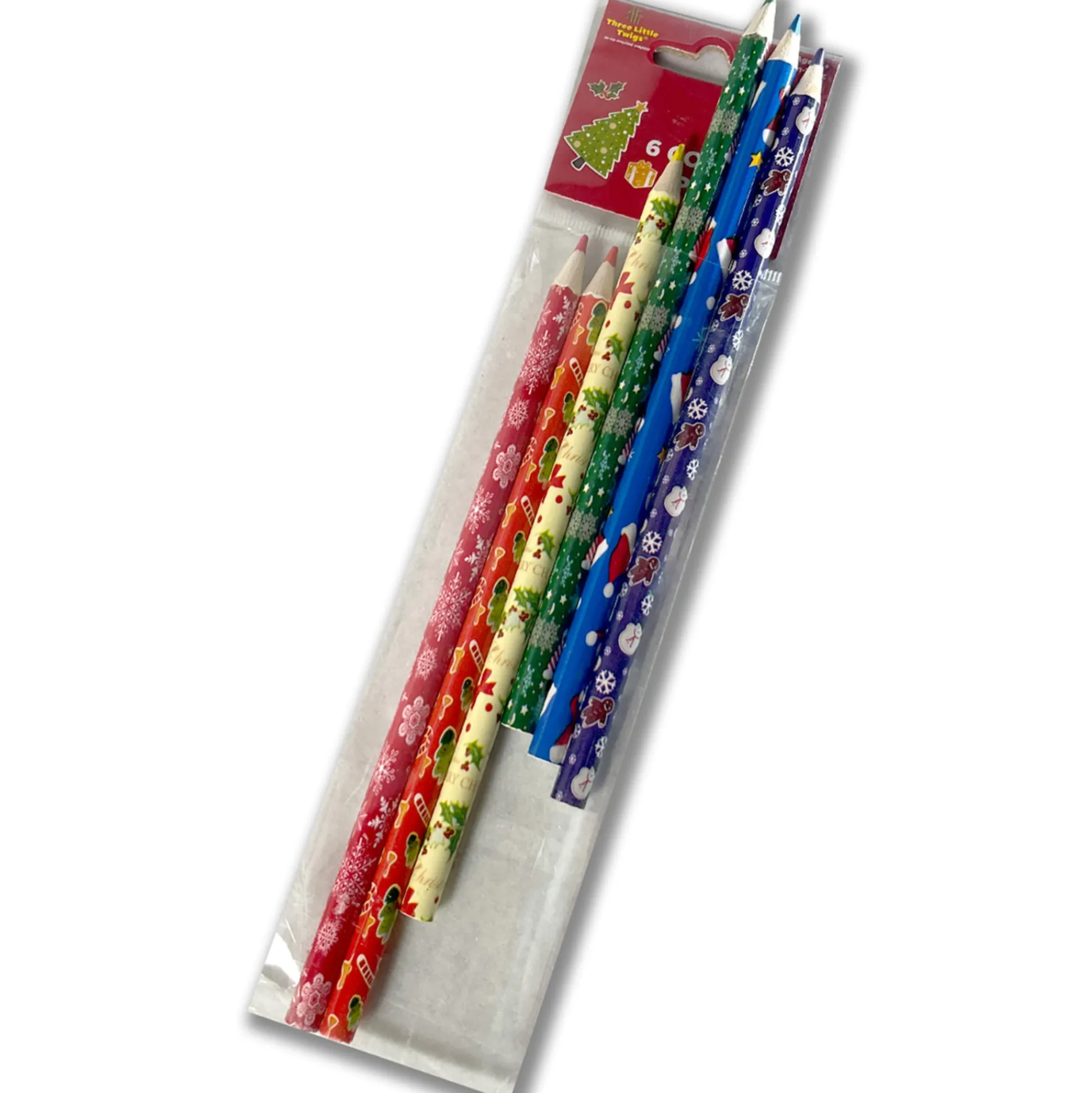 Flat River Group Three Little Twigs Christmas Coloring Set, 8-Piece Bundle, Ages 3+* Drawing, Color & Painting