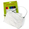 Flat River Group Three Little Twigs DIY Coloring Set: 12 Fabric Markers & Canvas Apron* Drawing, Color & Painting