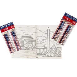 Flat River Group Three Little Twigs Patriotic 8-Piece Coloring Book Bundle for Kids Ages 3+*Kids Kids Books|Drawing, Color & Painting
