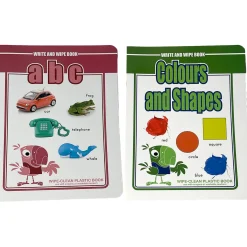 Flat River Group Three Little Twigs Write & Wipe - 8pk Assorted Reusable Educational Books*Kids Kids Books|Drawing, Color & Painting