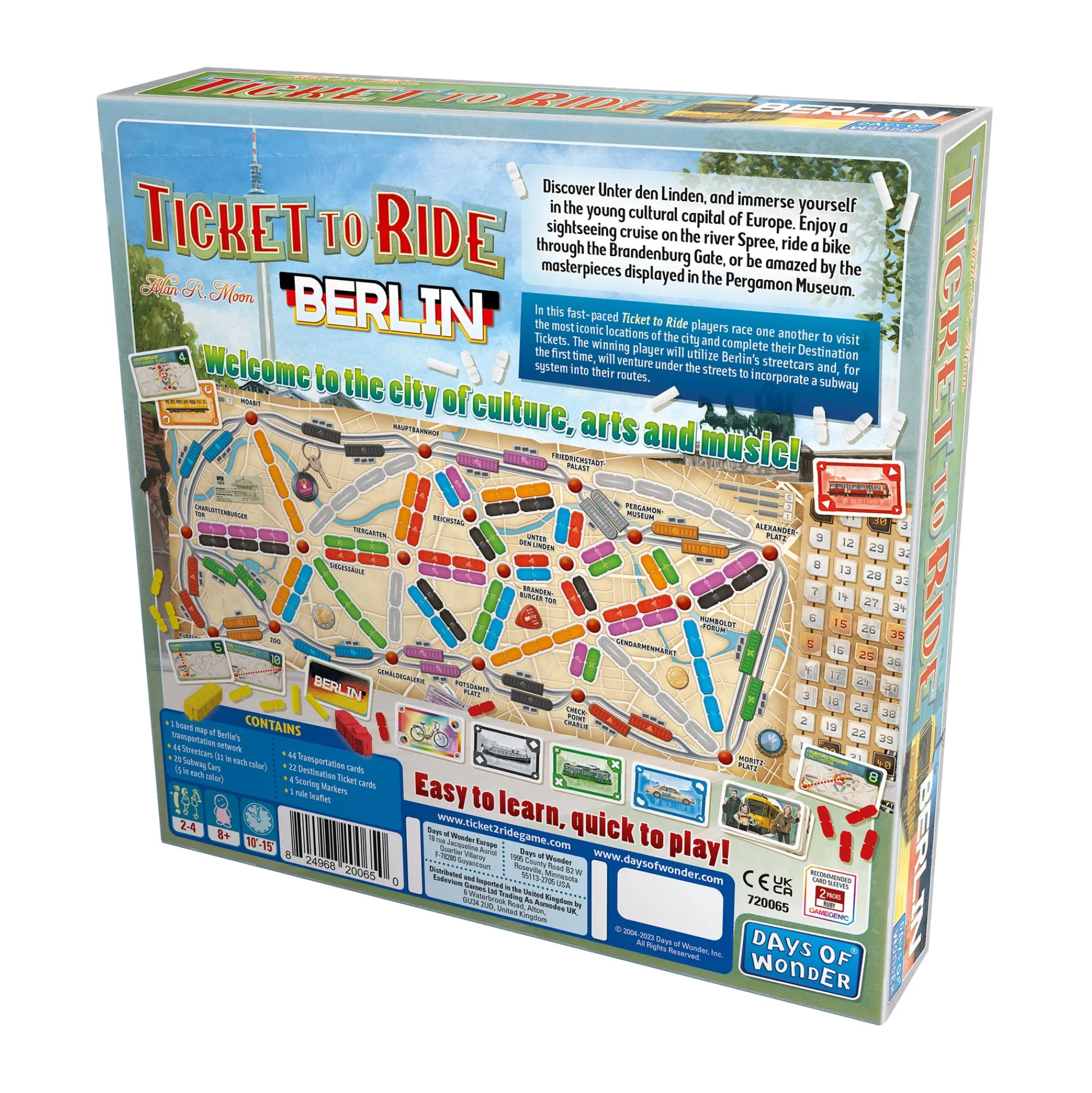 AreYouGame Ticket to Ride: Berlin - Family Board Game Adventure* Role-Playing Games|Board Games