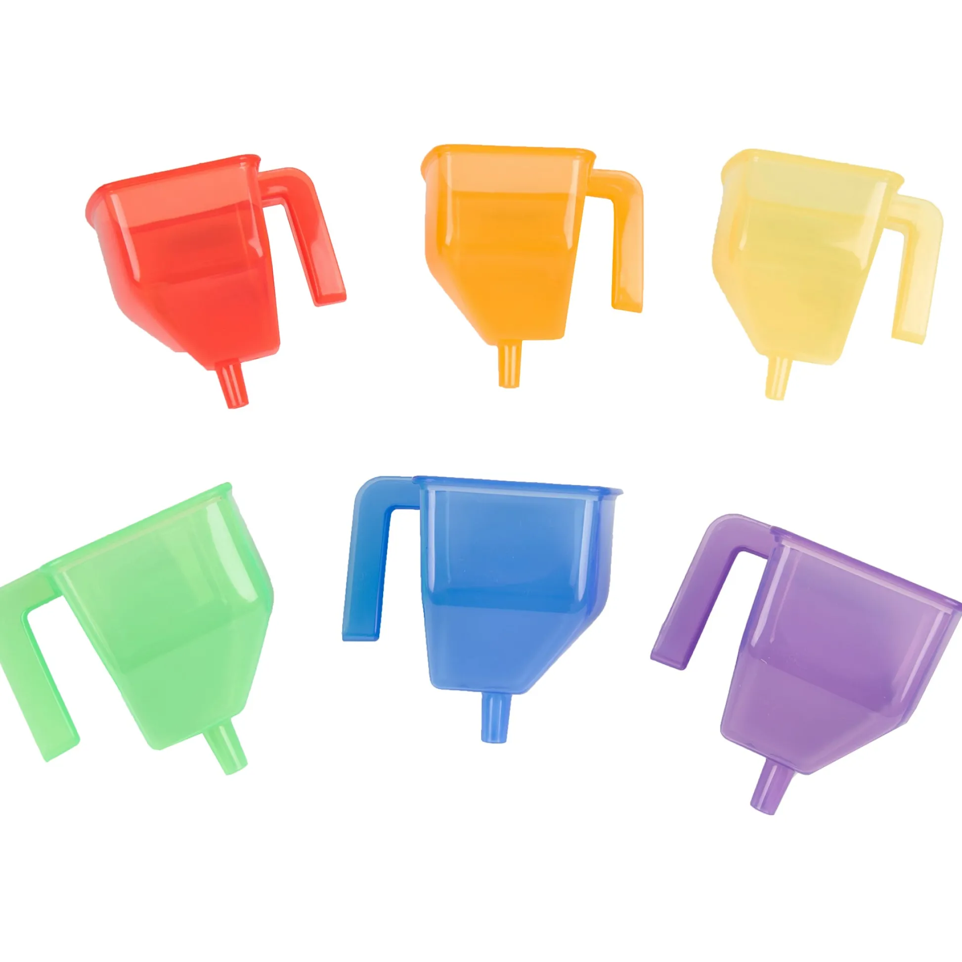 Educators Resource TickiT Colorful Translucent Funnels – Set of 6* Preschool Education Toys & Activities