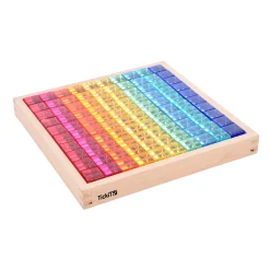 Educators Resource TickiT Gem Cube Mirror Tray - Colorful Sensory Exploration* Preschool Education Toys & Activities
