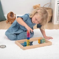 Educators Resource TickiT Gem Cubes - Colorful Learning Fun Set of 10* Blocks, Sorting & Stacking Toys|Preschool Education Toys & Activities