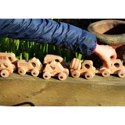 Educators Resource TickiT Natural Wooden Vehicles Set - 12 Piece Playset* Preschool Vehicles|Preschool Education Toys & Activities