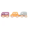 Educators Resource TickiT Rainbow Wooden Adventure Vehicles - Set of 3* Preschool Vehicles|Preschool Education Toys & Activities